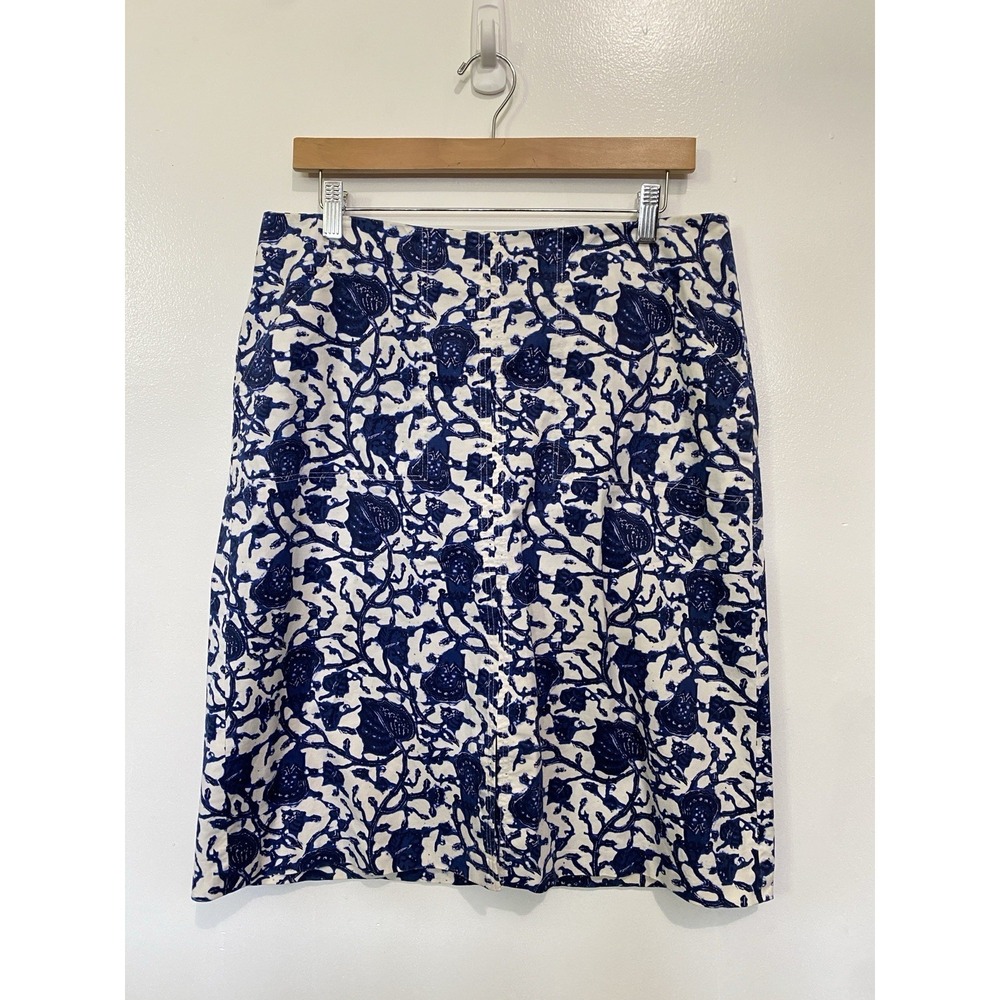 Caslon Classic Blue Mini Pencil Skirt Size 12 Office Corporate Workwear